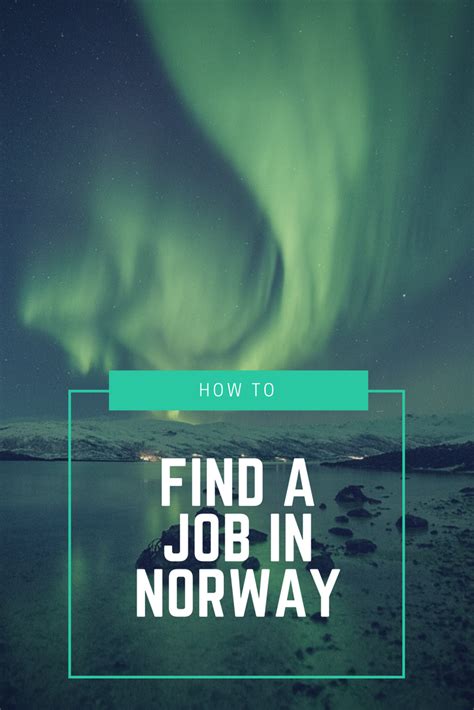 How to Find a Job in Norway - Life in Norway | Norway travel, Travel