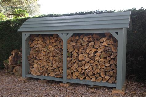 Wooden Log Store By Touch Wood Wood Store Garden Storage Log Store