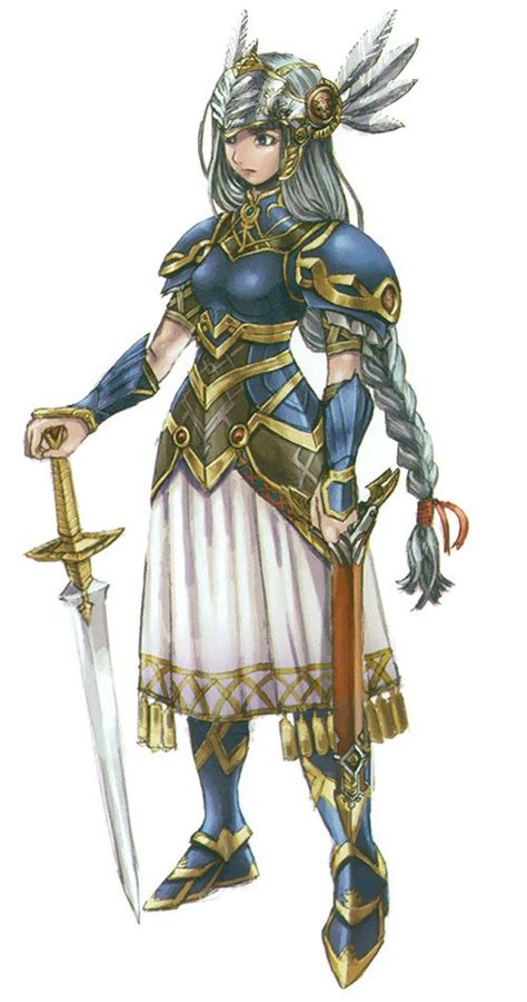 Lenneth Concept Characters And Art Valkyrie Profile 2 Silmeria
