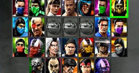 Mortal Kombat Characters Names All In One Photos