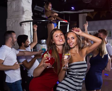 Women Dancing In The Night Club Stock Image Image Of 2535 Clothes
