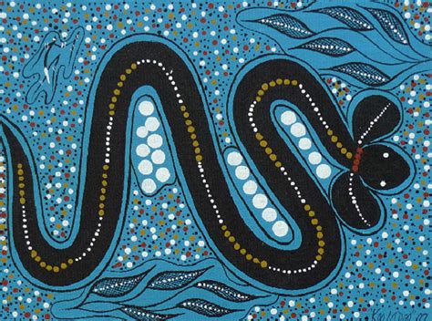 Rainbow Serpent Doongal Aboriginal Art