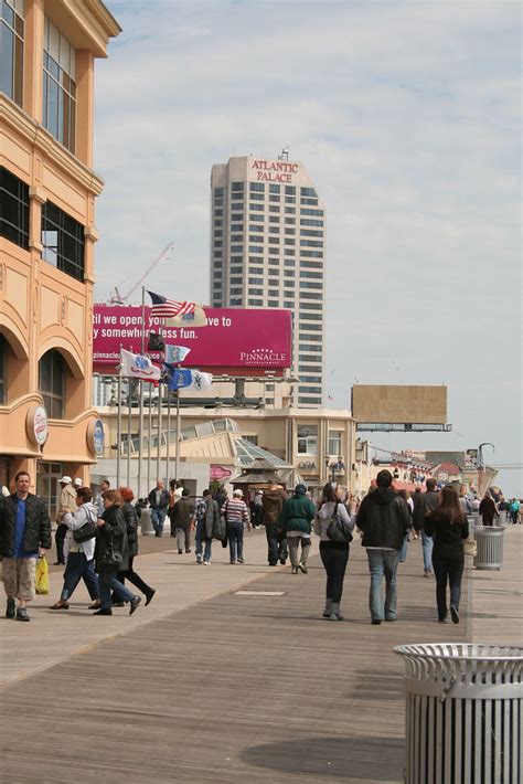 Atlantic City Boardwalk Taken During The Spring Of April 2 Flickr