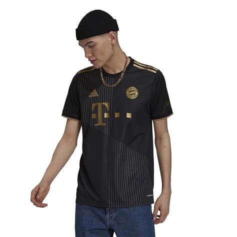 Buy Adidas Mens Fcb Fc Bayern Munich Away Jersey Black