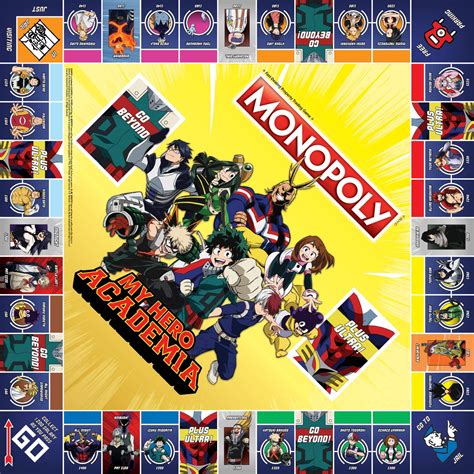 Monopoly My Hero Academia Board Game Buy Sell Trade Fan Favorite