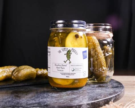 The Tipsy Pickle Bourbon Barrel Aged Rum Pickles Dorothy Lane Market