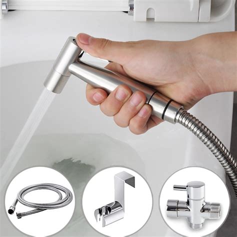 Buy Stainless Steel Toilet Bidet Tap Set Handheld