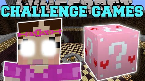 Minecraft Giant Jen Challenge Games Lucky Block Mod Modded Mini
