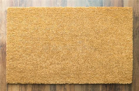 Download Blank Grey Woolen Doormat Before The White Door In The ...