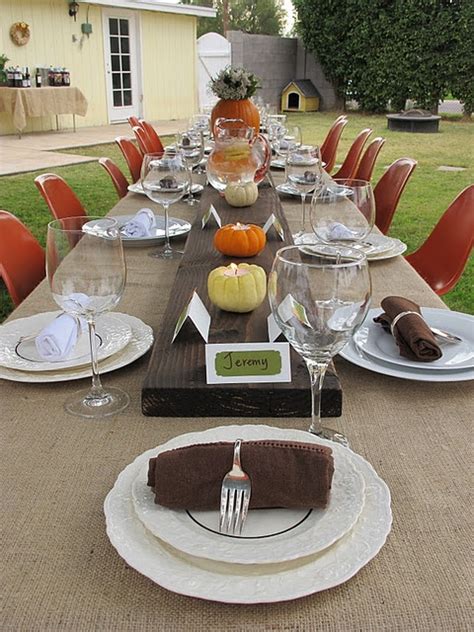 Up to 70% off top brands & styles. 36 Outdoor Thanksgiving Dinner Décor Ideas - DigsDigs