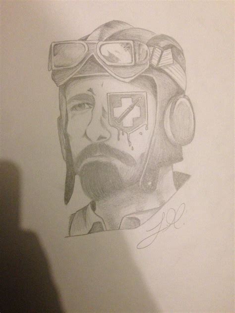 Easy Cod Zombie Drawing