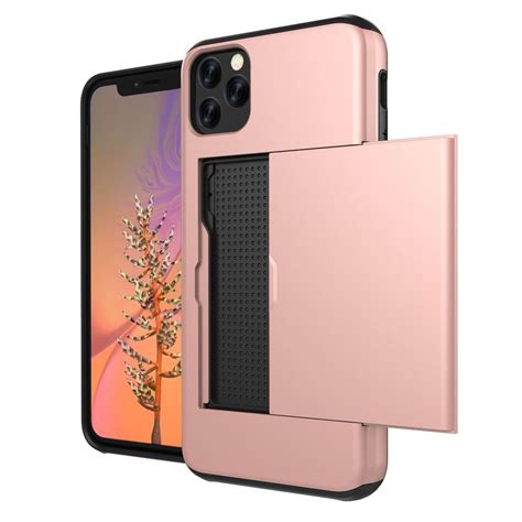 Designed with horween leather, this case combines sleek design and sturdy protection in a we feature a full range of cases for the iphone 11 pro. iPhone 11 Pro Max Armor Protective Case with Card Slot ...