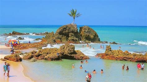Praia de Tambaba no Conde PB oferece prática naturista e paisagem encantadora Paraíba G