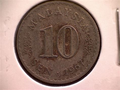 1967 Malaysia Ten Sen For Sale Buy Now Online Item 124659