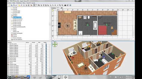 That helps you draw the plan of your house, arrange furniture on it and visit the results in 3d. SWEET HOME 3D CLASE 5 de 6 - YouTube