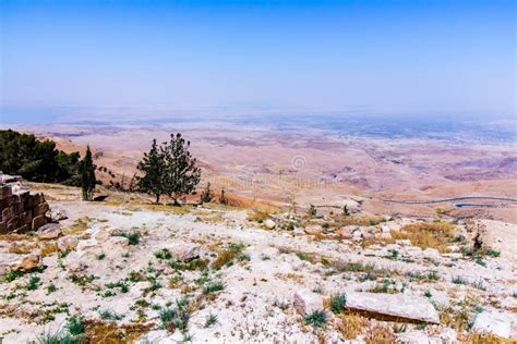View Of The ` Promised Land` From Mount Nebo Stock Image Image Of