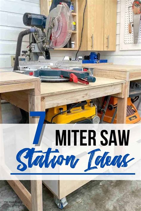 7 Diy Miter Saw Table Plans For Your Workshop The Handymans Daughter
