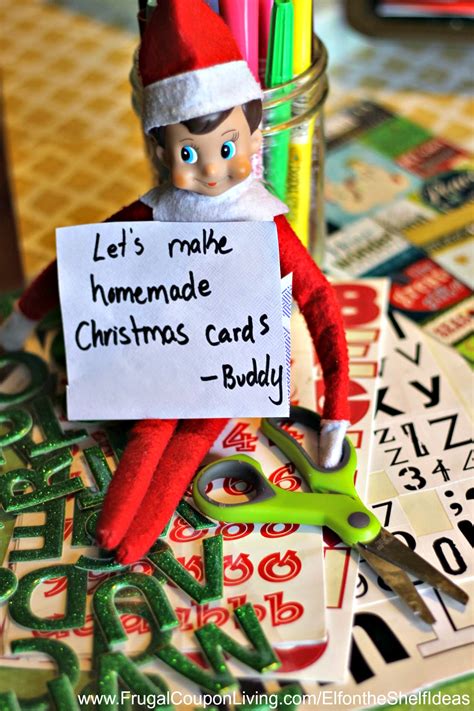 elf   shelf ideas elf  christmas cards