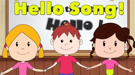 A Great Hello Song For Children Kindergarten And Preschool Song In The