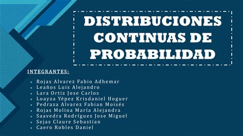 Solution Distribuciones Continuas De Probabilidad Studypool