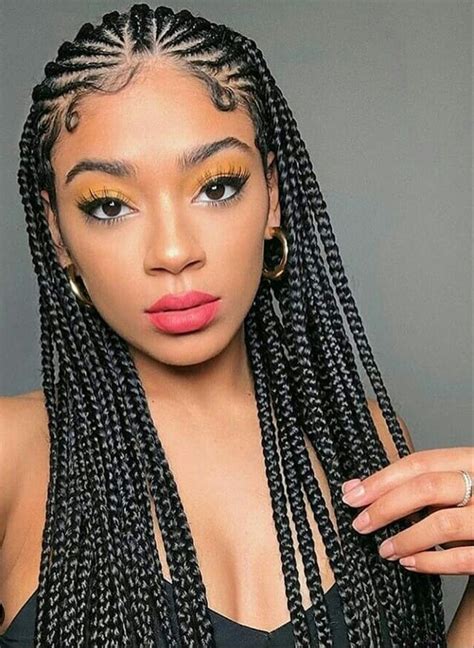 +20 belles images de coiffure femme tresse afro ...
