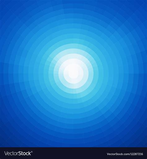 Radial Background Design Abstract Blue Art Pattern