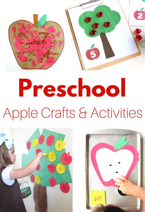 Preschool Apple Crafts And Activities No Time For Flash Cards