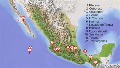 Breve Atlas De Los Volcanes Activos En México