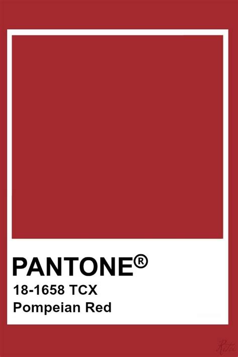 Pantone Pompeian Red Pantone Red Pantone Colour Palettes Pantone