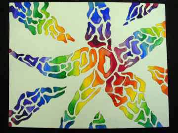 Color Collision Lesson Plan: Painting for Kids - KinderArt Lesson plans, tutorials, art + technology articles and more.