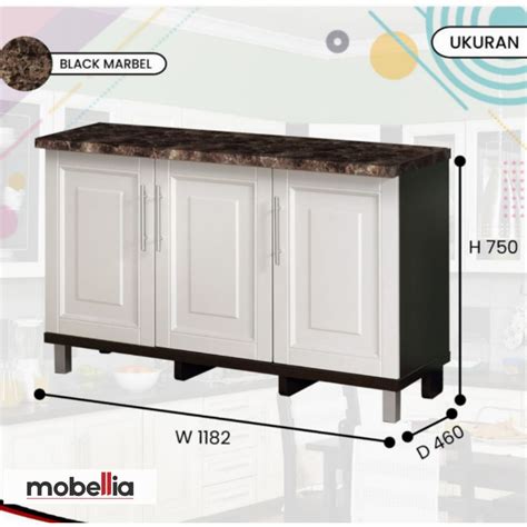 kitchen set bawah.lemari dapur 3 pintu clasic | Shopee Indonesia