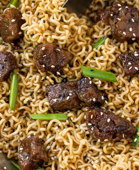 Chang's mongolian beef is thin sliced and pan fried, as is the beef in this copycat recipe. Mongolian Beef Ramen - Chef Savvy