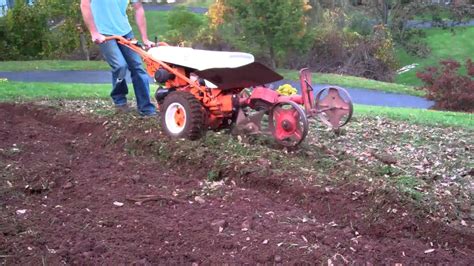 Gravely In The Garden With The Rotary Plow Youtube