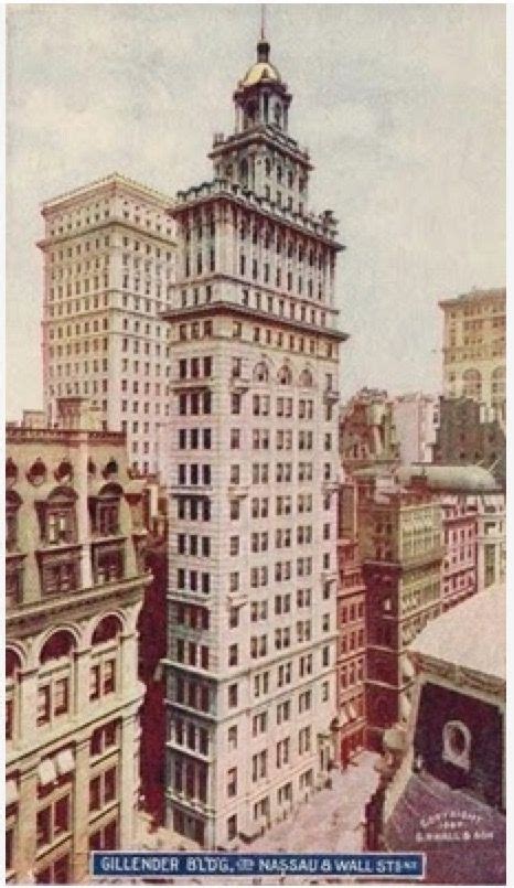 Gillender Building Nassau And Wall St New York Buildings Architecture