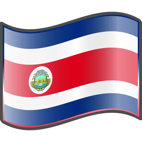 Costa Rica Flag Png Image Png Mart