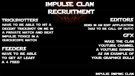Sniping Clan Recruitment Gfx Example Youtube