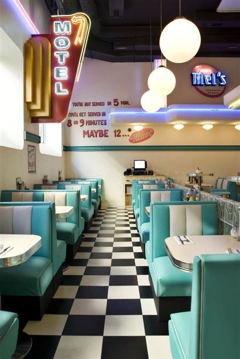 1950s Diner Vintage Diner 50s Aesthetic Aesthetic Vintage Style