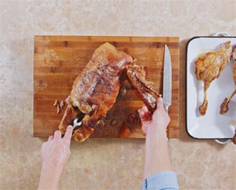 Gans tranchieren Rezept