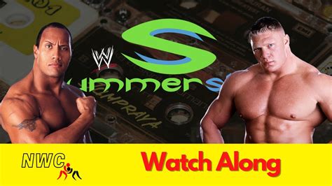 The Rock Vs Brock Lesnar Summerslam 2002 Nwc Watch Along Youtube