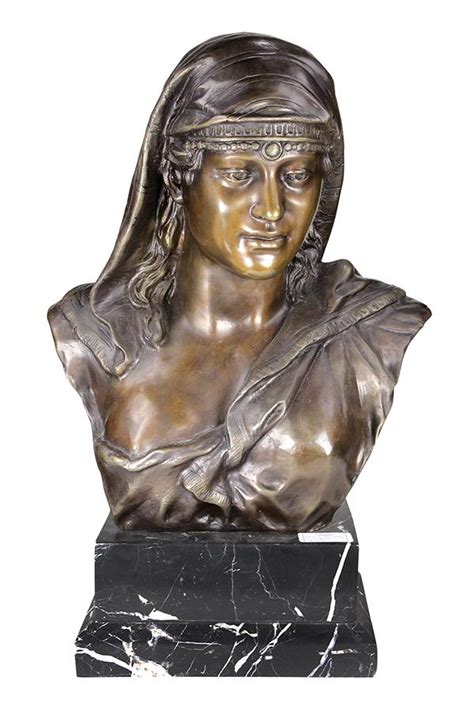 Sold Price Egyptian Revival Bronze Bust Of A Noble Woman Invalid