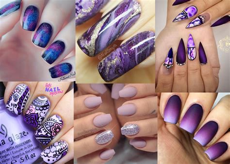 Stunning Purple Nail Designs For 2019