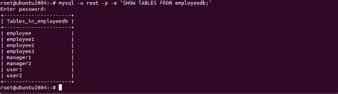 Show Or List Tables In A Mysql Database Tutorial And Guide