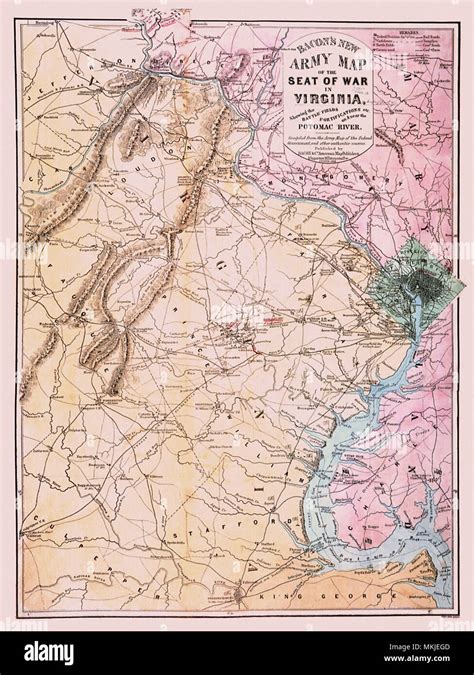 Map Us Civil War Hi Res Stock Photography And Images Alamy