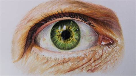 Cómo Dibujar Un Ojo Realista Paso Por Paso Con Lápices De Colores How