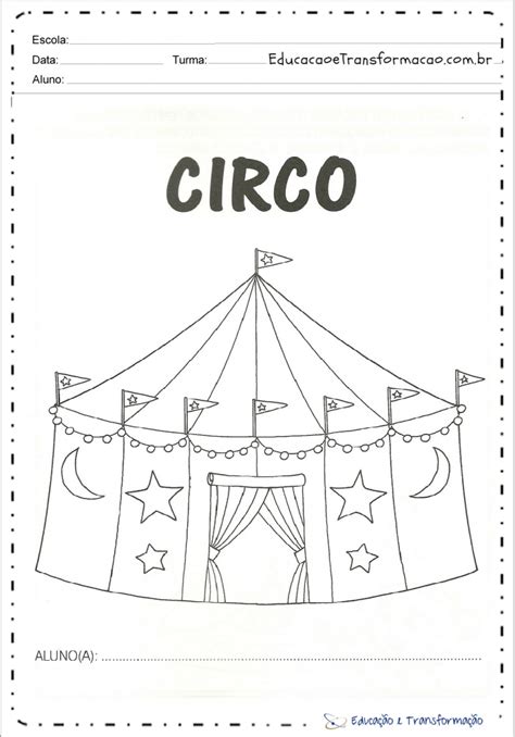 Atividades Dia Do Circo Para Educação Infantil Para Imprimir 27 De Março
