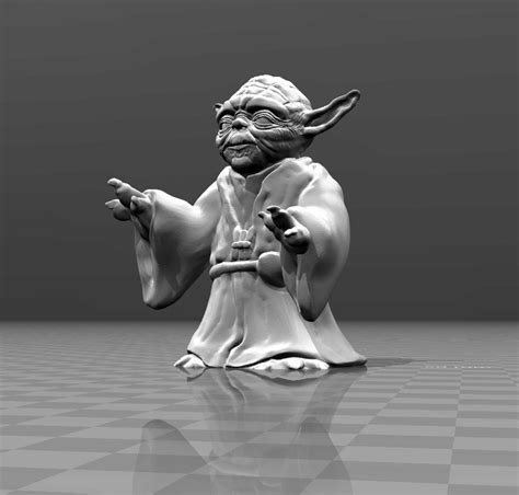 Fichier Stl Gratuit Maître Yoda 🎨・plan à Télécharger Et à Imprimer En