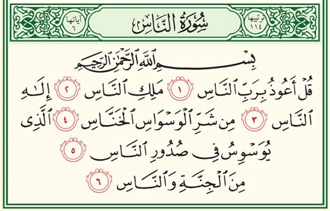 Bacaan salat tarawih ramadhan 1441 h: surat annas - Alif.ID