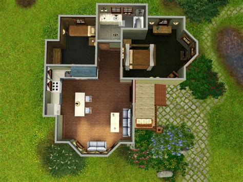 Floor Plan Sims House Design Sims 4 Houses House Layouts