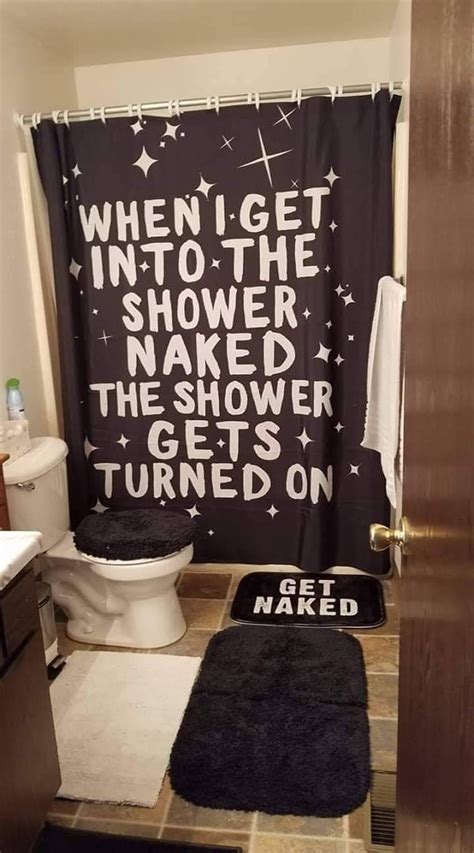 Pin By Lizzyboo On Funny In 2020 Funny Shower Curtains Shower Humor Printed Shower Curtain