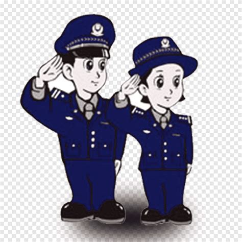 ضابط شرطة الكرتون ، عناصر الشرطة كاريكاتير ضابط شرطة Png